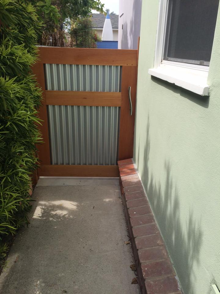 services: Custom wood and metal gate