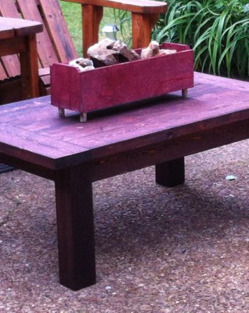 Rustic Farm Style Coffee Table by Furst Woodworks