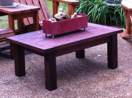 Rustic Farm Style Coffee Table by Furst Woodworks