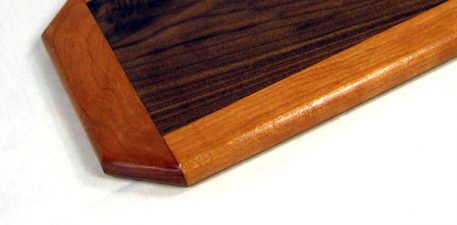 Cheese Platter: Cherry and Walnut by Furst Woodworks