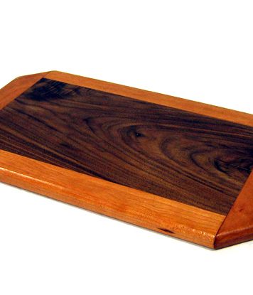 Cheese Platter: Cherry and Walnut by Furst Woodworks