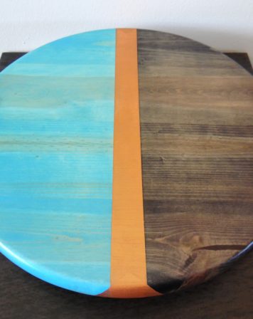 Arty lazy susan by Furst Woodworks