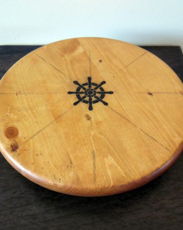 Arty lazy susan by Furst Woodworks