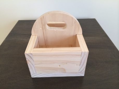 Wooden condiment caddies