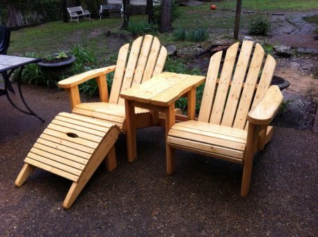 Adirondack Chair set by Furst Woodworks