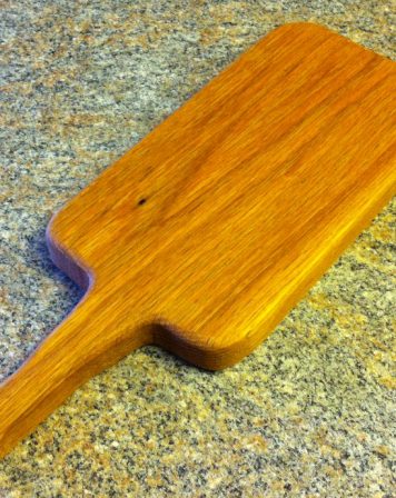 Paddle Board: Red Oak 15″ by Furst Woodworks
