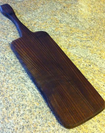Paddle Board: Peruvian Walnut 23″ by Furst Woodworks