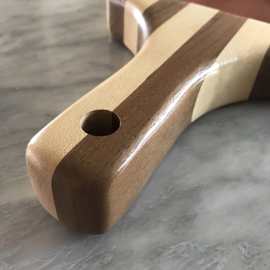 Copper Lined Paddle Serving Bowl Furst Woodworks