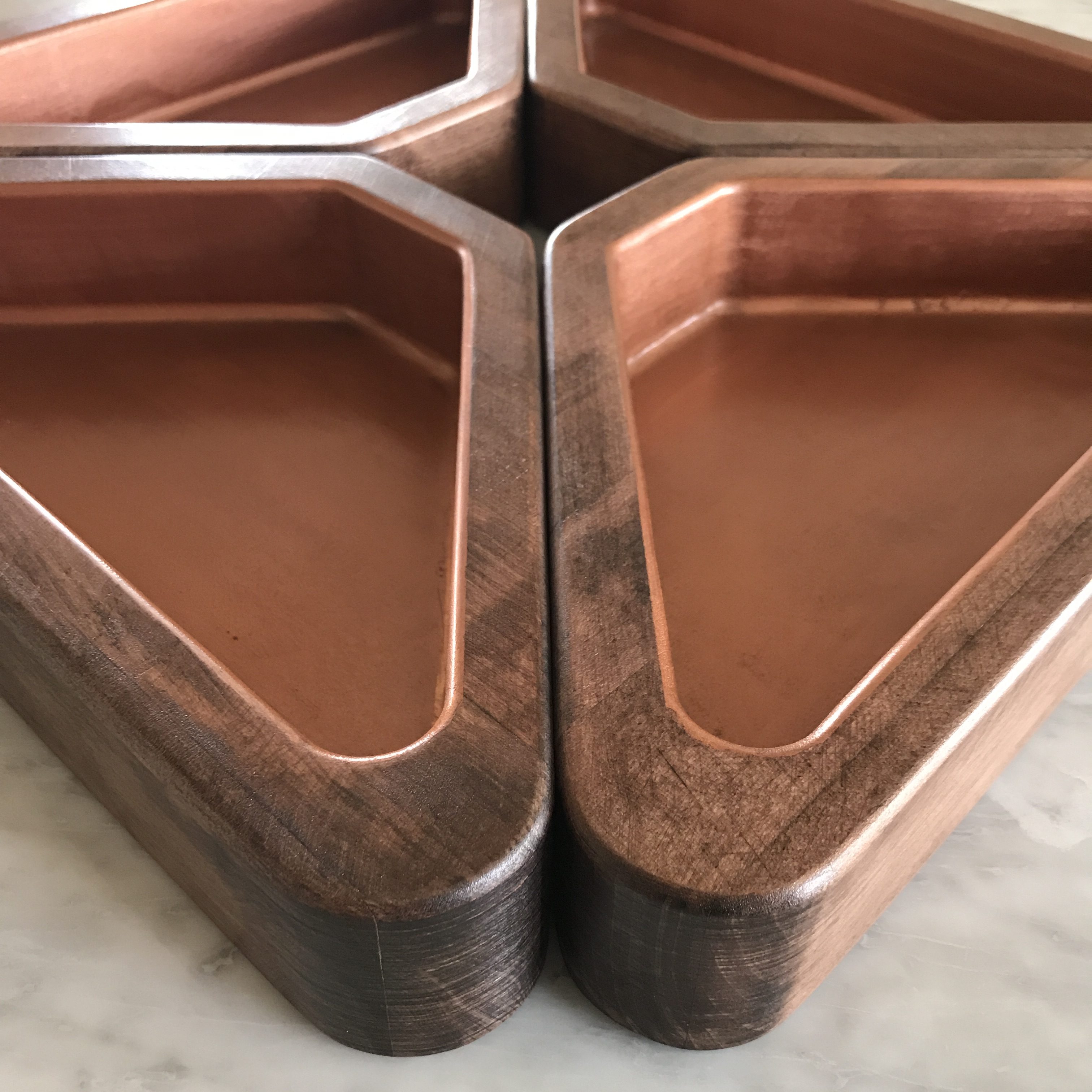 Copper Lined Bowl Set